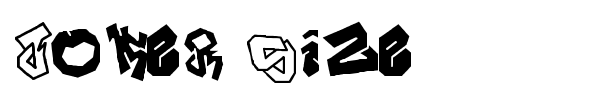 Joker Size font preview